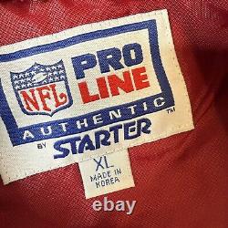 Vintage Starter Pro Line SAN FRANCISCO 49ers Pull Over Jacket 80s 90s XL USA