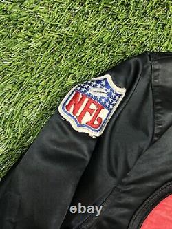 Vintage Starter San Francisco 49ers NFL Satin Jacket Men's S Double Logo USA