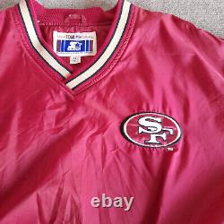 Vintage Steve Young San Francisco 49ers Starter Windbreaker Jacket XL NFL Men