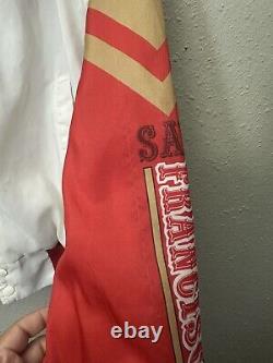 Vintage USA Chalk Line NFL San Francisco 49ers Fanimation Jacket Size Medium