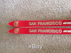 Vtg 1980's NEW- NFL San Francisco 49ERS Downhill Kneissl Collectible Snow Skiing
