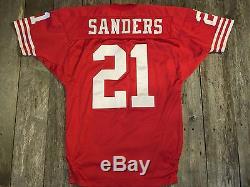 Vtg 90's Deion Sanders San Francisco 49ers Wilson Authentic Jersey 46 L NFL 75th