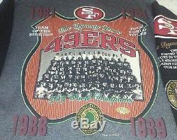 Vtg 90s San Francisco 49ers Varsity Logo Starter Jacket Sports Specialties Rare