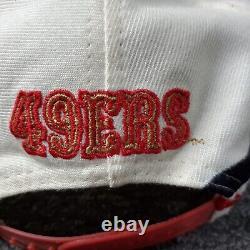 Vtg Apex One San Francisco 49ers Hat Proline Snapback Wave Splash White NFL Read