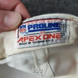 Vtg Apex One San Francisco 49ers Hat Proline Snapback Wave Splash White NFL Read