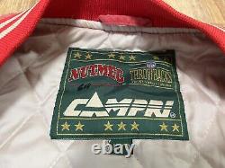 Vtg Campri Nutmeg Throwbacks San Francisco 49ers Varsity Jacket Large NFL