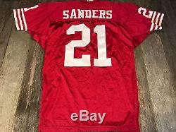 Vtg Deion Sanders San Francisco 49ers Niners Wilson Authentic Jersey 46 L NWT