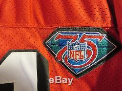 Vtg Deion Sanders San Francisco 49ers Wilson Authentic Jersey NFL 75th Anniv 52