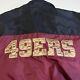 Vtg Reversible NFL San Francisco 49ers Jacket? XXL Black Gold Satin Bomber 90's
