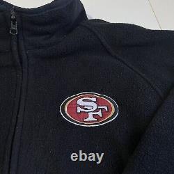 Vtg Reversible NFL San Francisco 49ers Jacket? XXL Black Gold Satin Bomber 90's