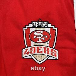 Vtg San Francisco 49ers Jacket Mens XL Red Logo Athletic Letterman Puffer 90s