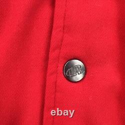 Vtg San Francisco 49ers Jacket Mens XL Red Logo Athletic Letterman Puffer 90s