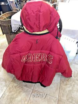 Vtg San Francisco 49ers Jacket MensXLarge Pro Player NFL Experience Parka Puffer