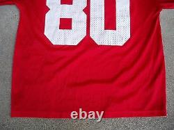 Vtg Starter Jerry Rice 80 San Francisco 49ers NFL Football Jersey Uniform Large
