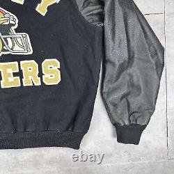 Vtg chalk line san francisco 49ers varsity jacket mens L black 1990 Super Bowl