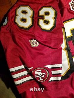 Wilson Authentic NFL Jersey San Francisco 49ers J. J. Stokes Size 44