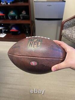 Wilson NFL San Francisco 49ers Team Issued Football Ball Warm Up/Practice Used