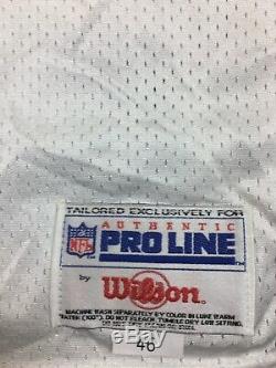 Wilson Pro Line 75TH San Francisco 49ers Deion Sanders NFL Jersey SZ 46 Pro Cut