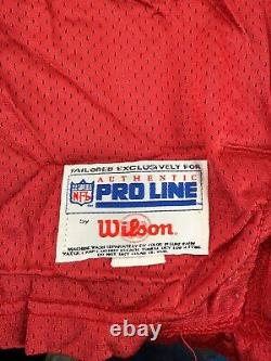 Wilson Pro Line Authentic #80 Jerry Rice San Francisco 49ers Jersey Sz 44 Large