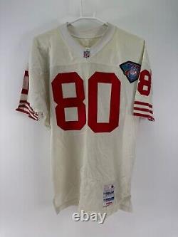 Wilson Proline San Francisco 49ers Jerry Rice 75th Anniversary Jersey 42 White