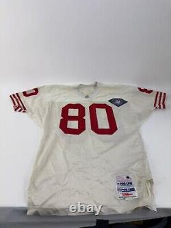 Wilson Proline San Francisco 49ers Jerry Rice 75th Anniversary Jersey 42 White