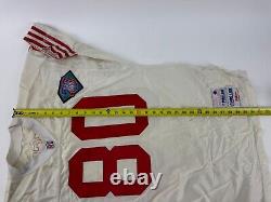 Wilson Proline San Francisco 49ers Jerry Rice 75th Anniversary Jersey 42 White