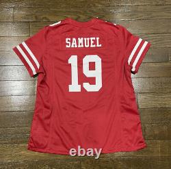 Women's Deebo Samuel San Francisco 49ers 75th Anniversary Jersey Size XL RARE