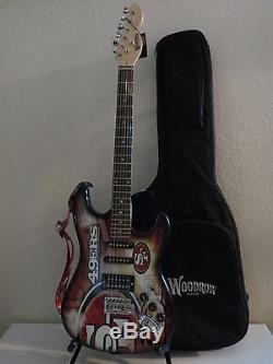 Woodrow San Francisco 49ers Limited Edition Electric Guitar, New
