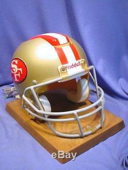 Working Fullsize San Francisco 49ers NFL Riddell Football Helmet Telephone VNice